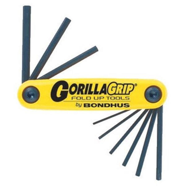 Bondhus Bondhus 116-12589 5-64-1-4 Inch Gorilla Grip Foldup Tool Set 116-12589